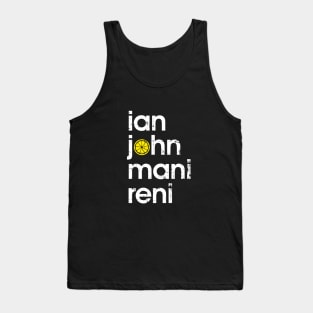 The Stone Roses Members Indie Manchester Integrated Lemon Tank Top